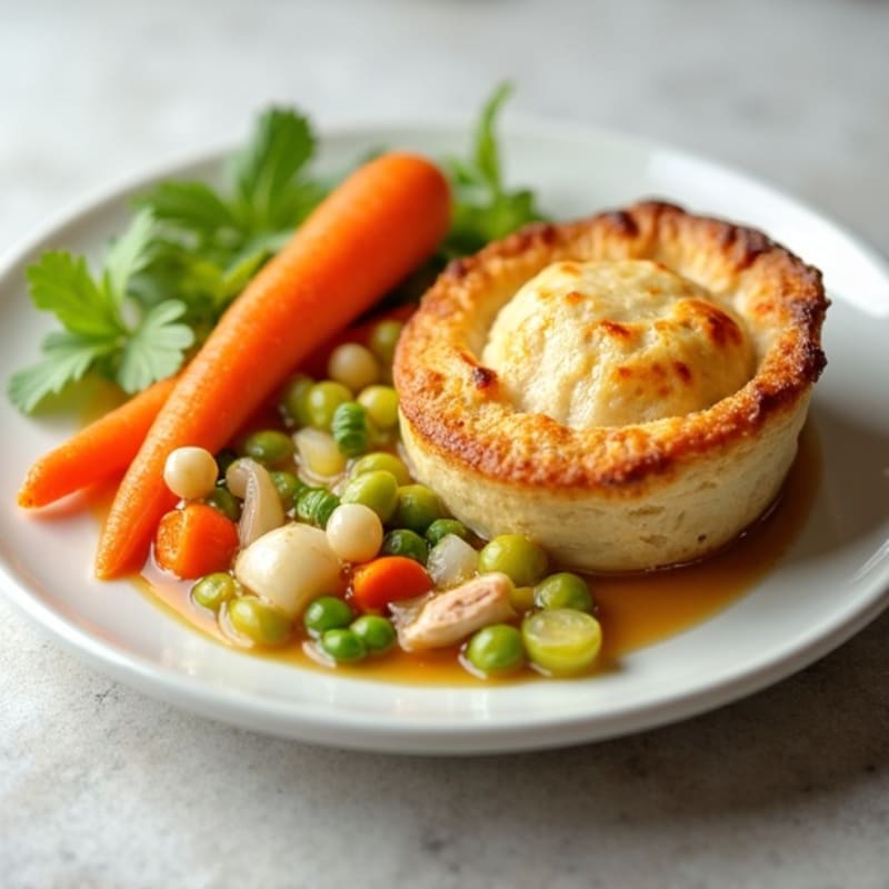 Healthy Chicken and Vegetable Pot Pie