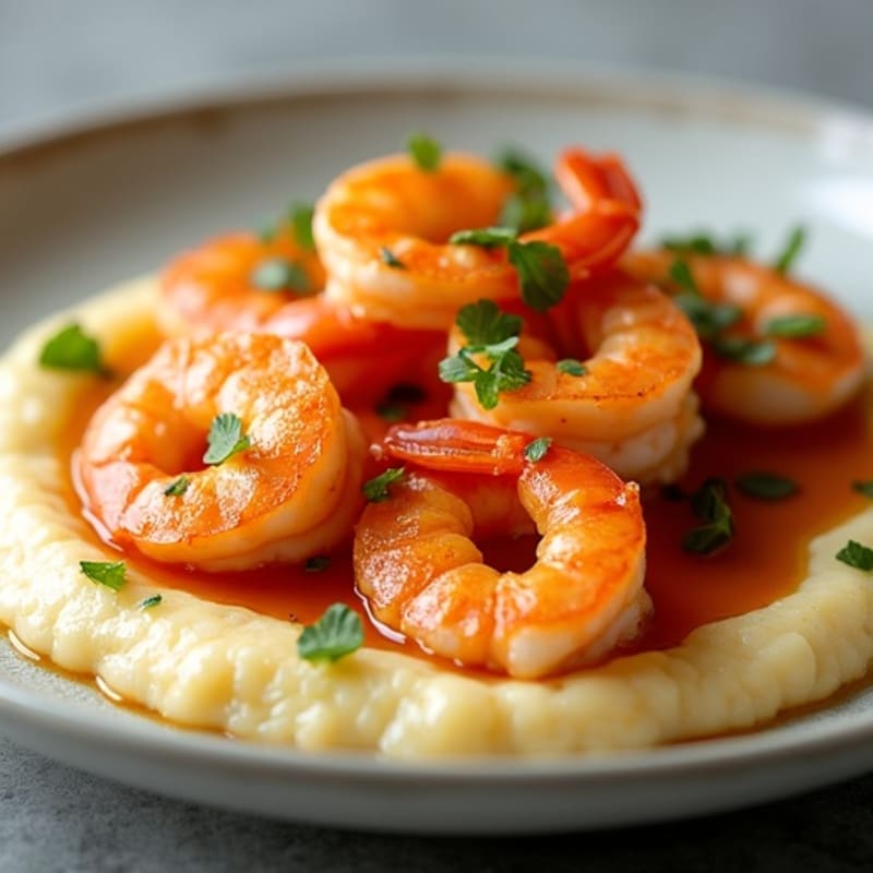 Cajun Shrimp with Creamy Grits