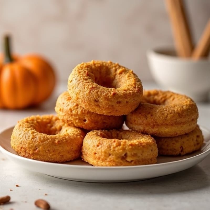 Protein-Packed Baked Pumpkin Spice Breakfast Rings