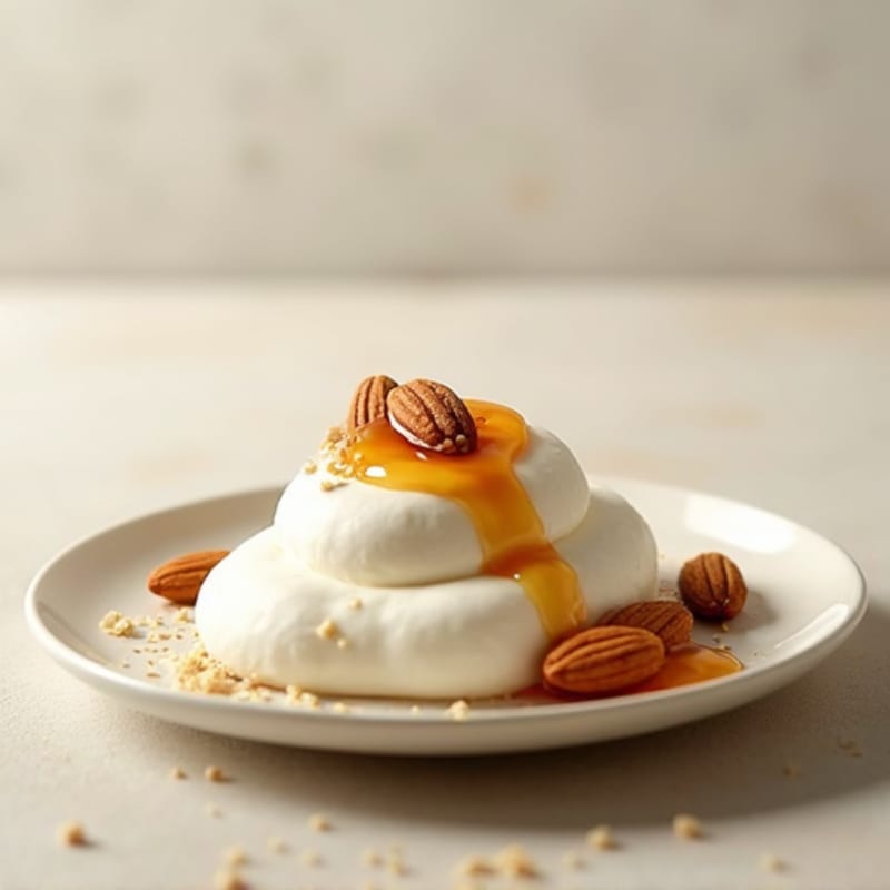 Greek Yogurt with Protein Powder, Almonds, and Honey