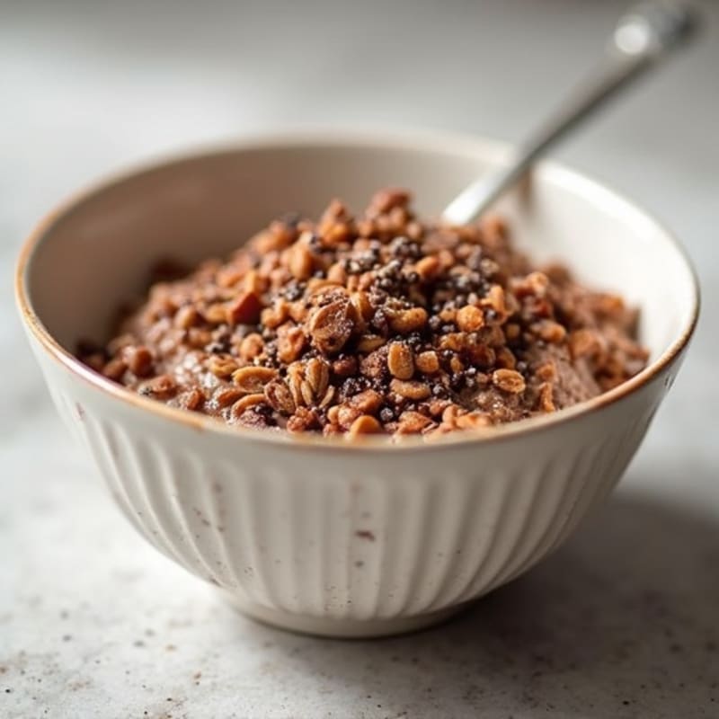 Creamy Protein-Packed Chocolate Overnight Oats