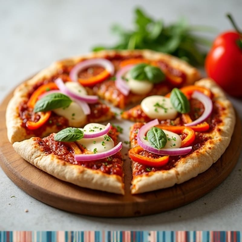 Healthy BBQ Chicken Pizza with Fresh Cilantro