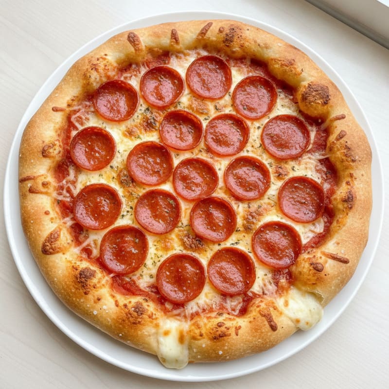 Stuffed Crust Pepperoni Pizza