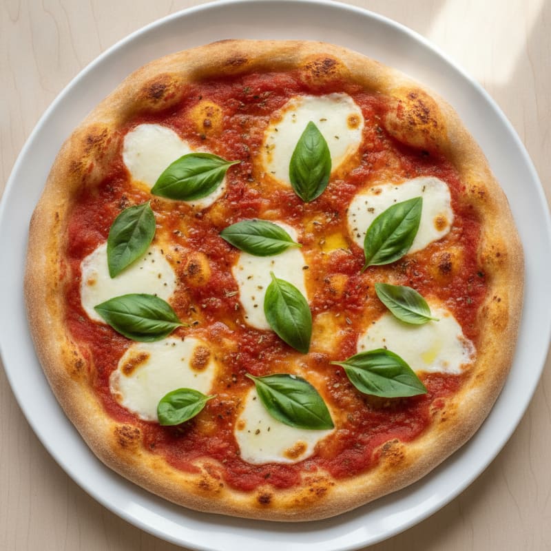 Classic Margherita Pizza with Fresh Basil