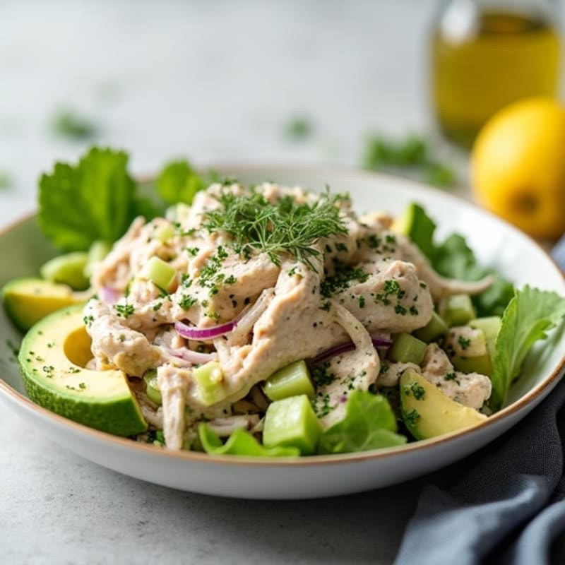 Creamy Tuna Salad with Fresh Herbs