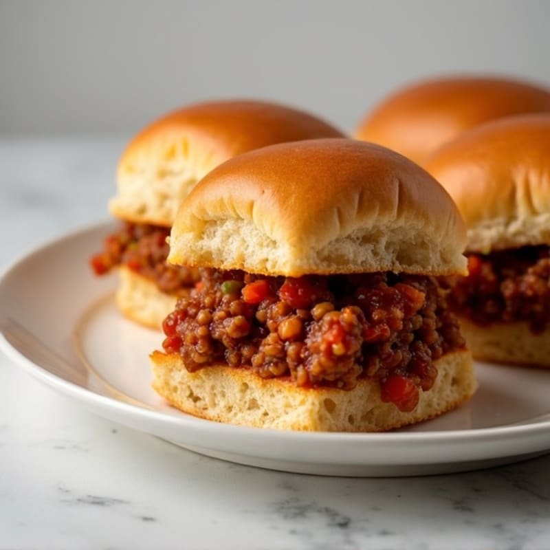 Lean Turkey & Lentil Sloppy Joe Sliders