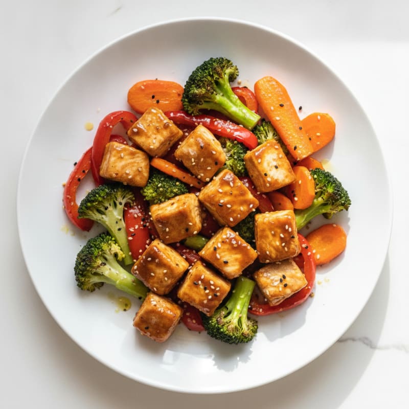 Teriyaki Chicken with Roasted Vegetables