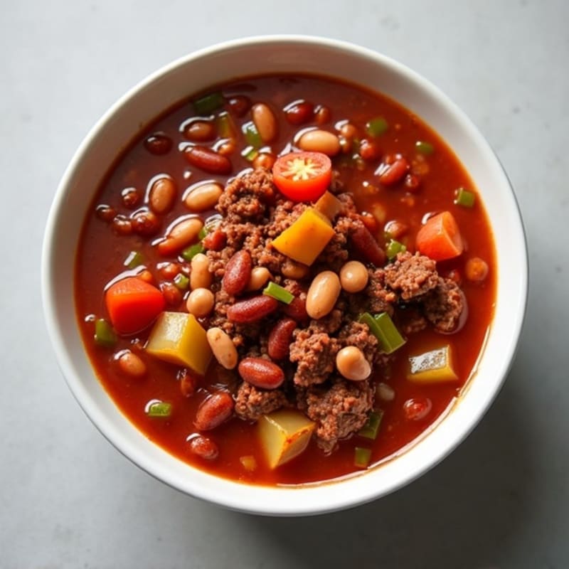 Hearty Lean Beef and Bean Chili