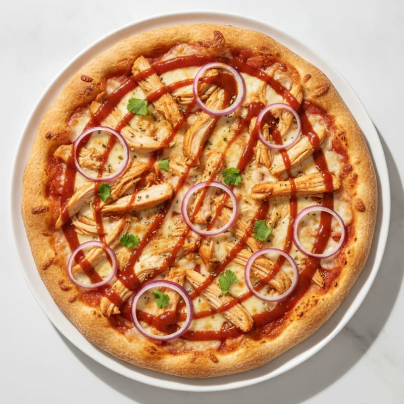 High-Protein BBQ Chicken Pizza