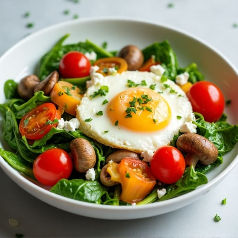 Protein-Packed Veggie and Egg White Scramble Bowl
