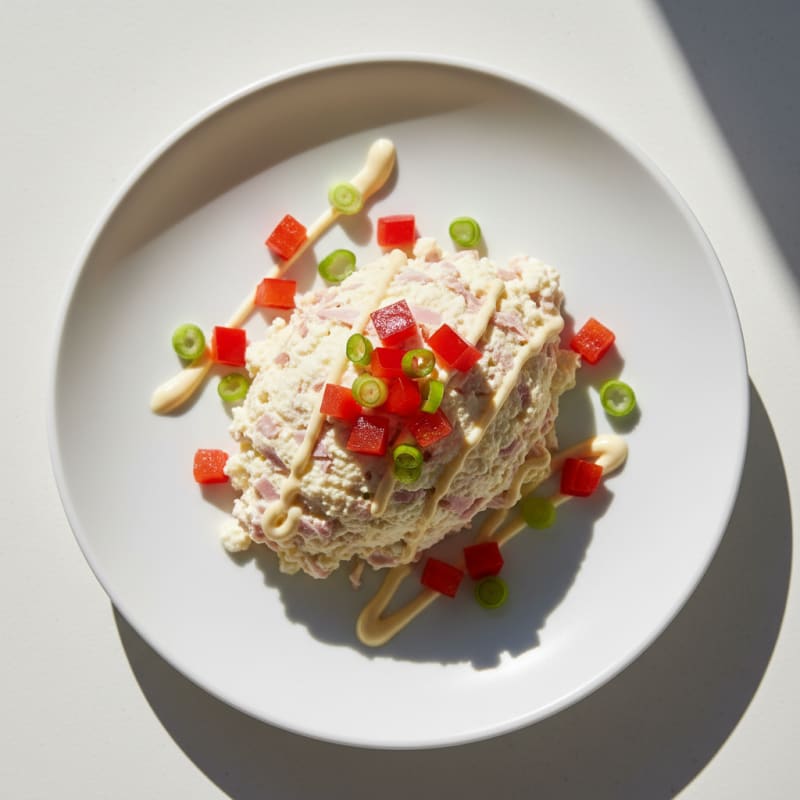 Creamy Cheese and Ham Protein Mousse