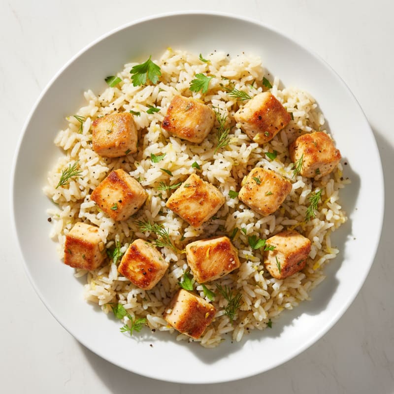 Zesty Lemon Herb Rice Pilaf