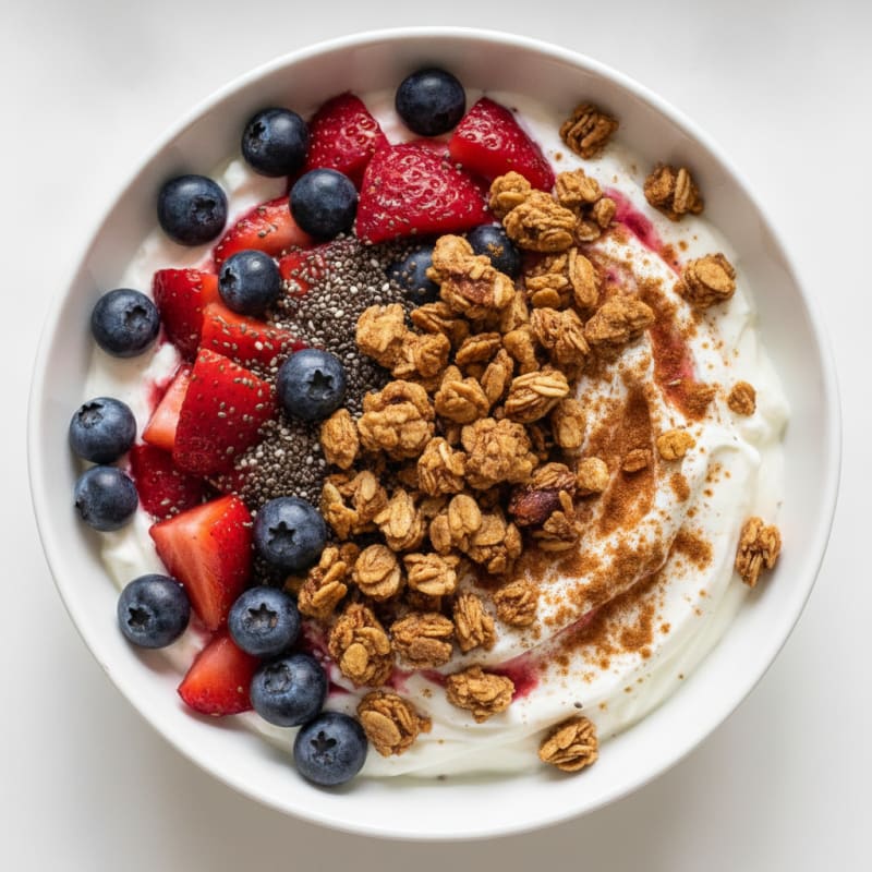 Mixed Berry High-Protein Yogurt Bowl