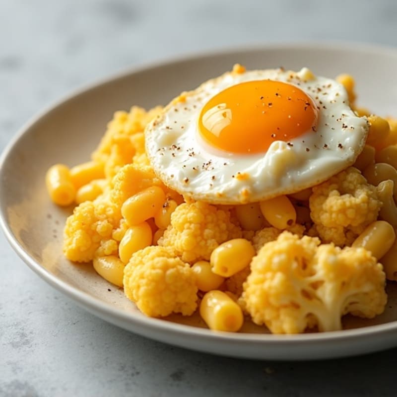 Protein-Packed Cauliflower Mac with Sharp Cheddar