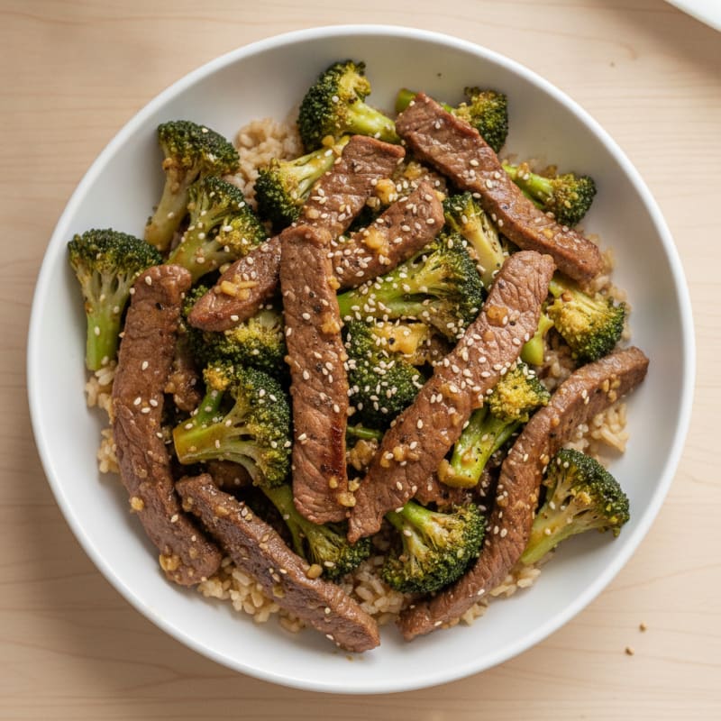 Sesame Beef & Broccoli Stir-Fry