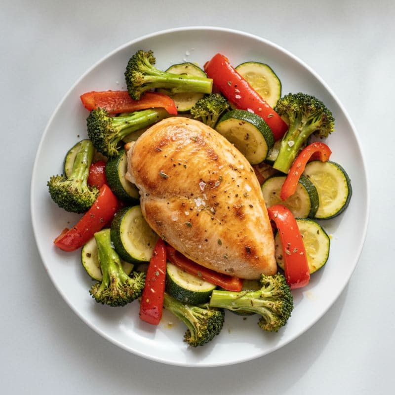 Lemon Herb Roasted Chicken and Vegetables