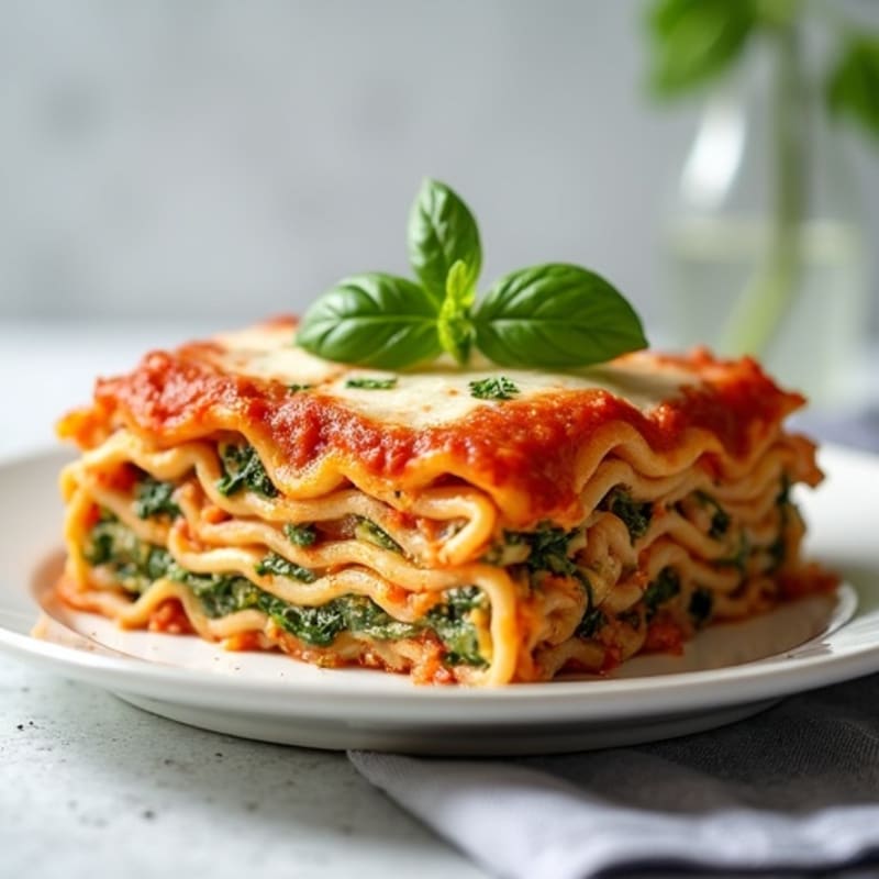 Lean Turkey and Zucchini Noodle Lasagna