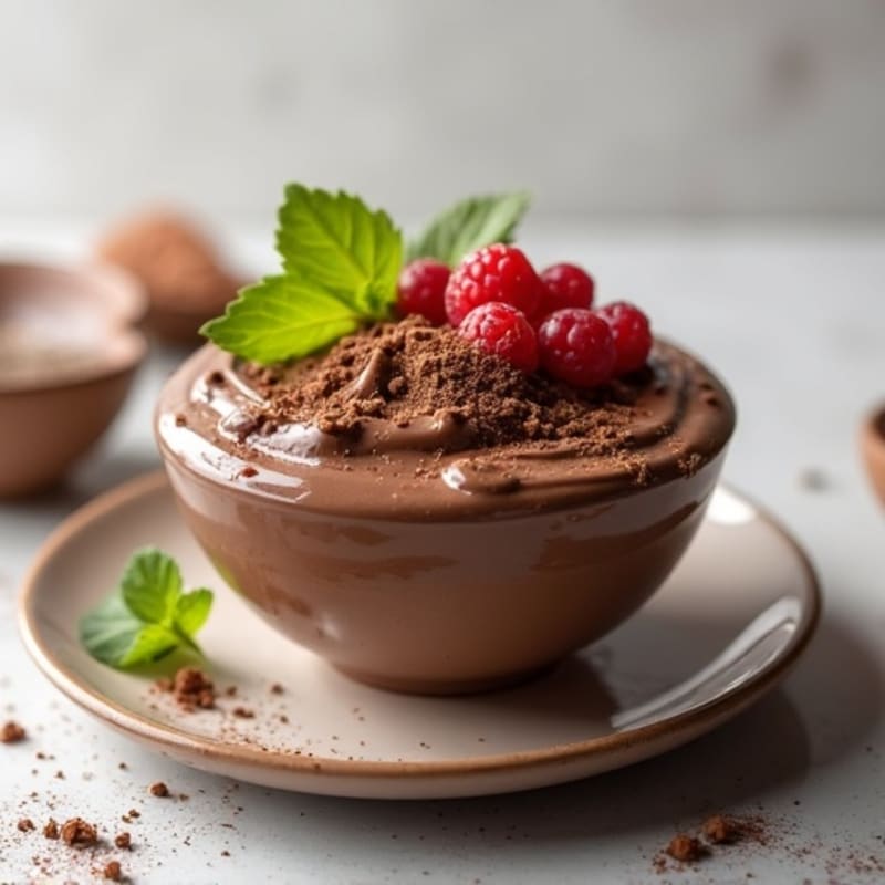 Silky Dark Chocolate Protein Mousse