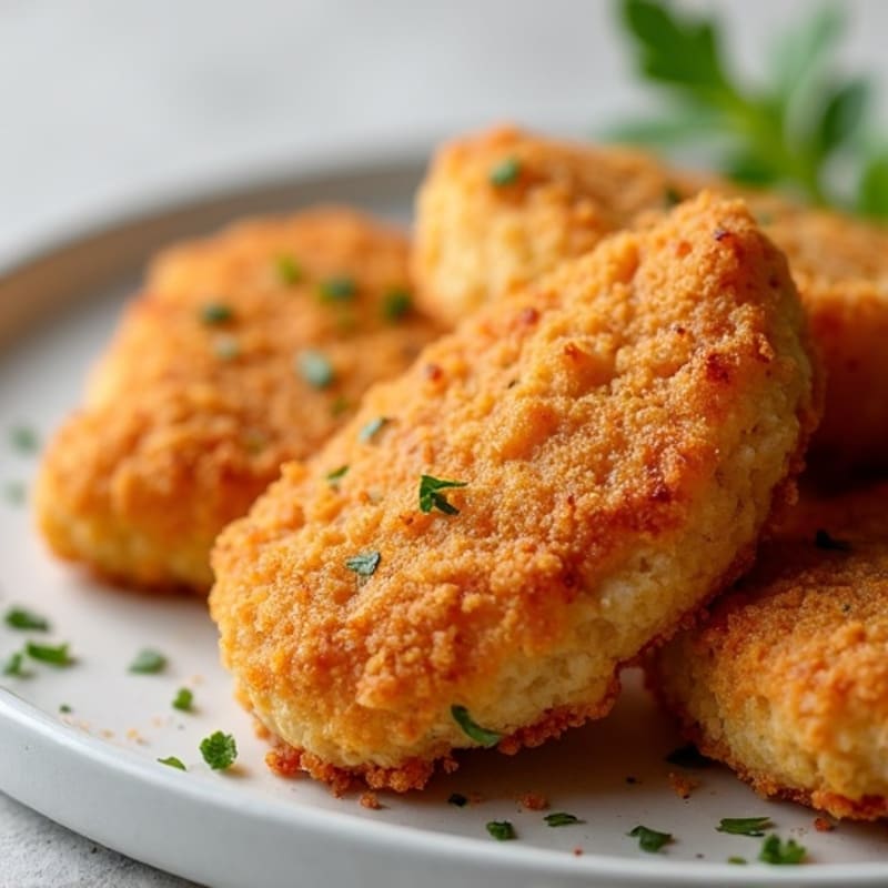 Oven-Crispy Chicken Breast Nuggets