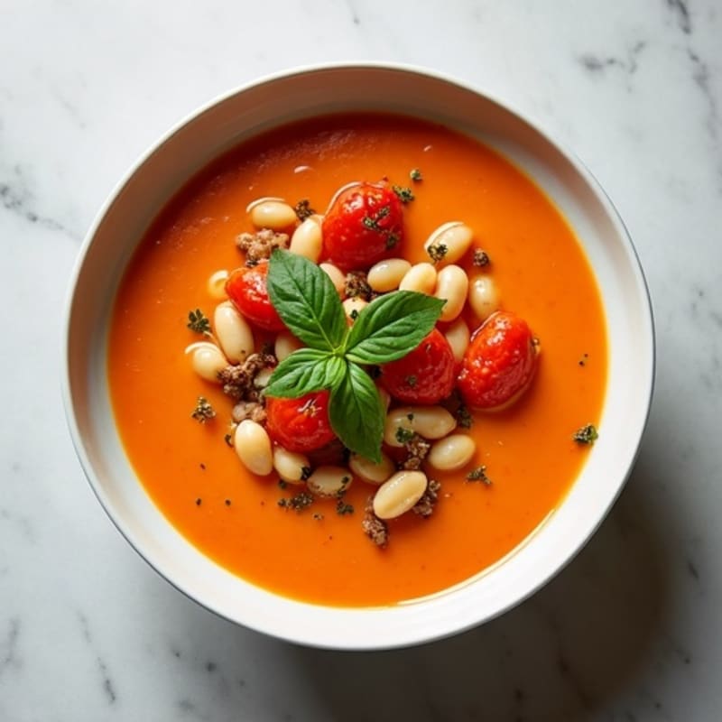 Creamy Roasted Tomato Basil Soup