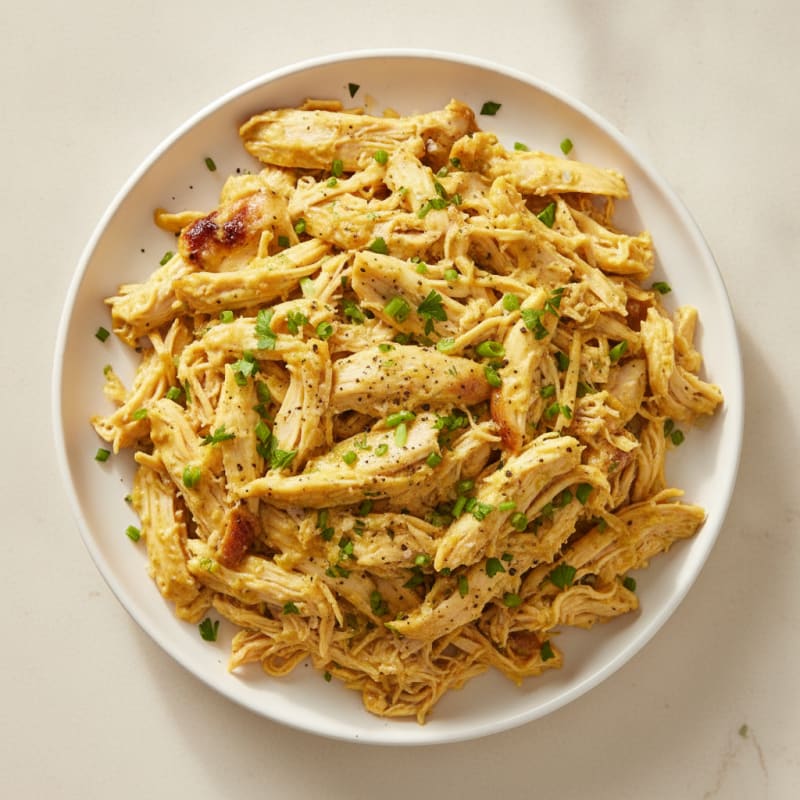 Zesty Lemon-Dijon Shredded Chicken Boost