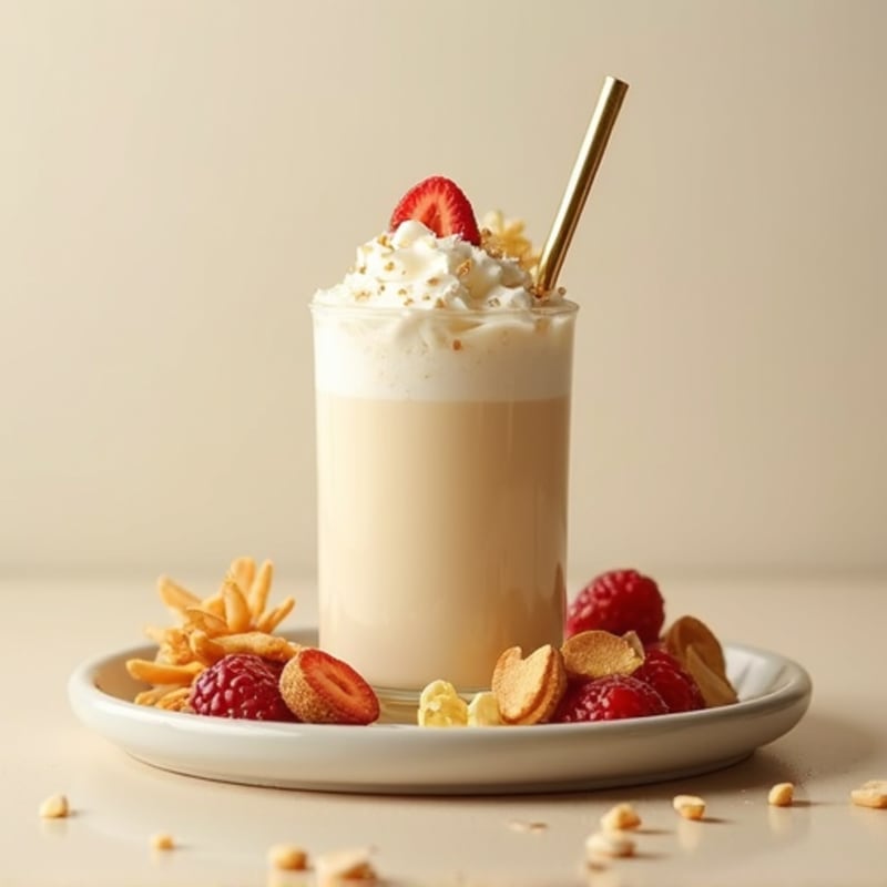 Vanilla Protein Shake with Almond Butter