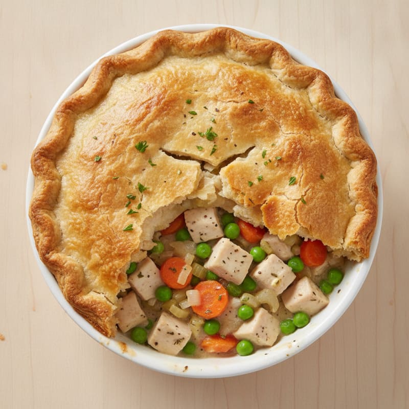 Homestyle Chicken Pot Pie with Buttery Crust