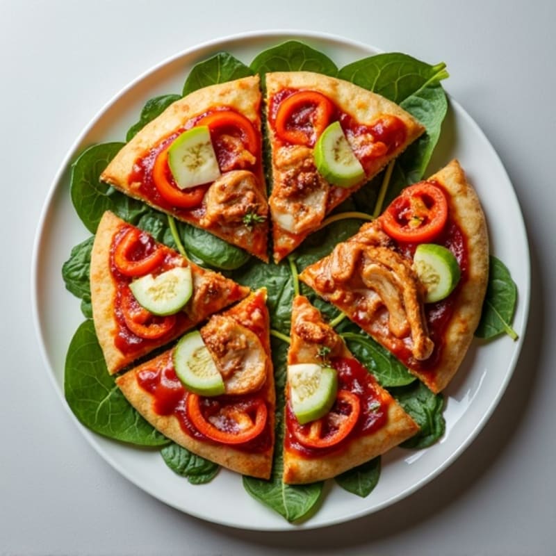 High-Protein BBQ Chicken Pizza