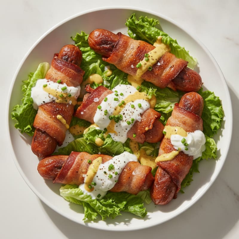 Bacon-Wrapped Hot Dogs