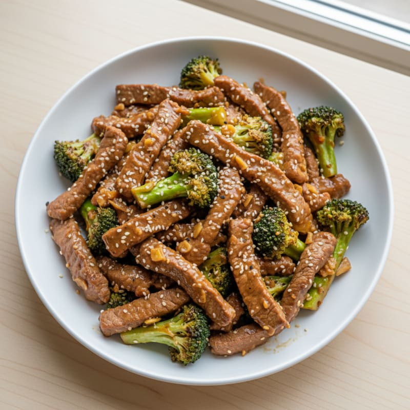 Sesame Beef and Broccoli Stir-Fry