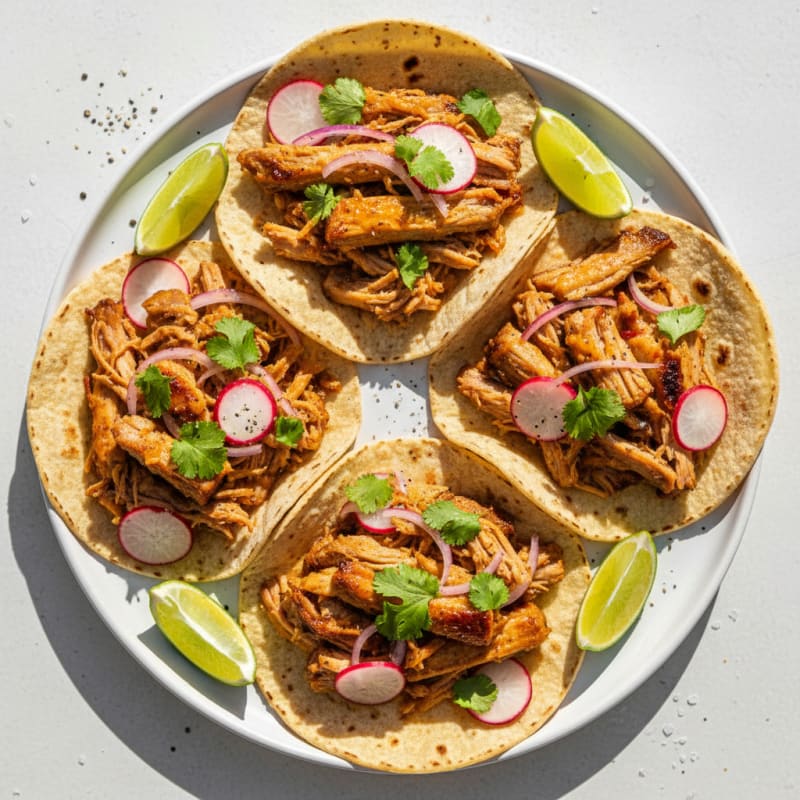 Slow-Cooked Pork Carnitas Tacos