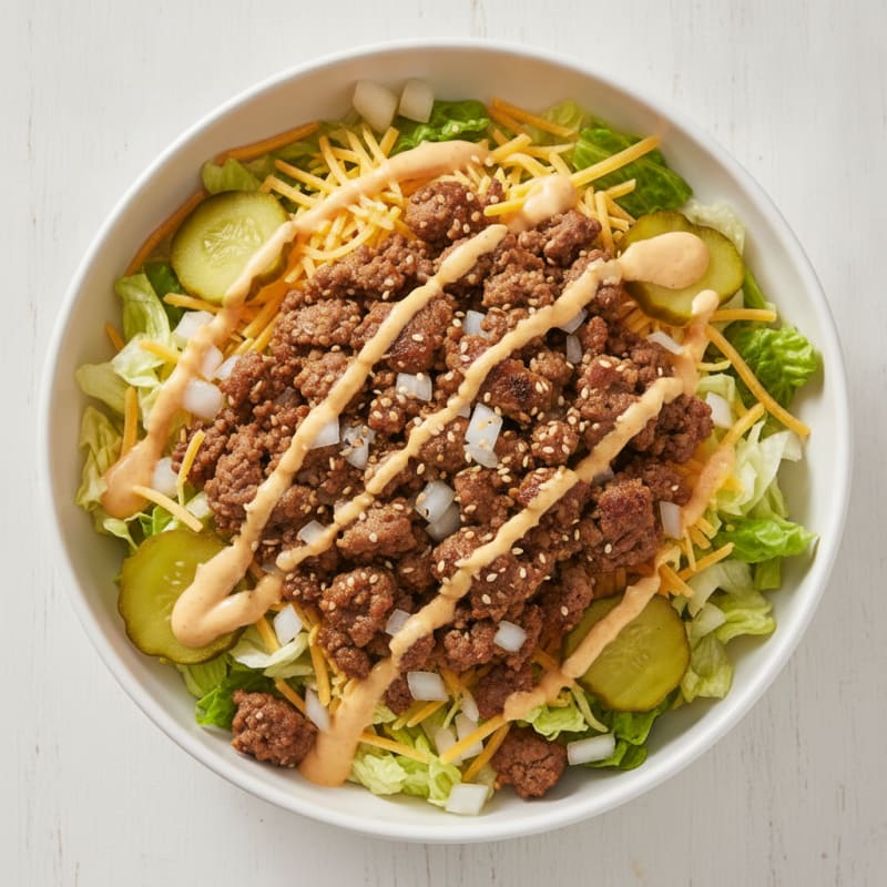 Big Mac Protein Bowl