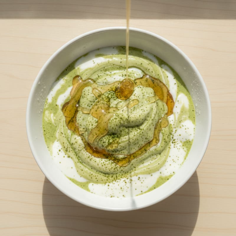 High-Protein Whipped Matcha Latte