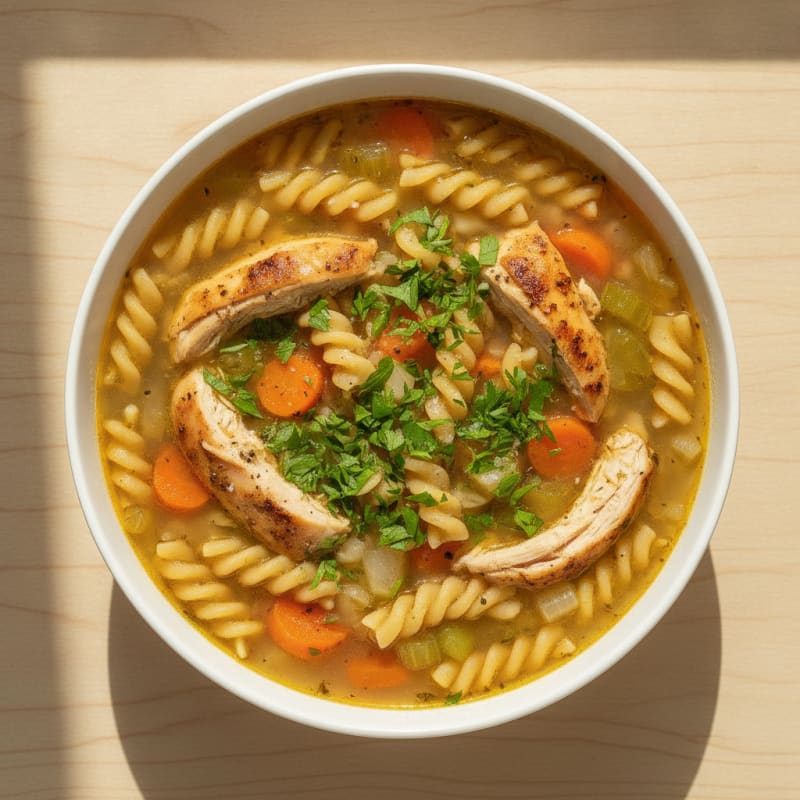 Hearty Chicken Noodle Soup