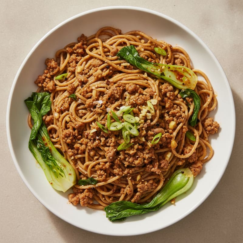 Sichuan Chili Pork Dan Dan Noodles