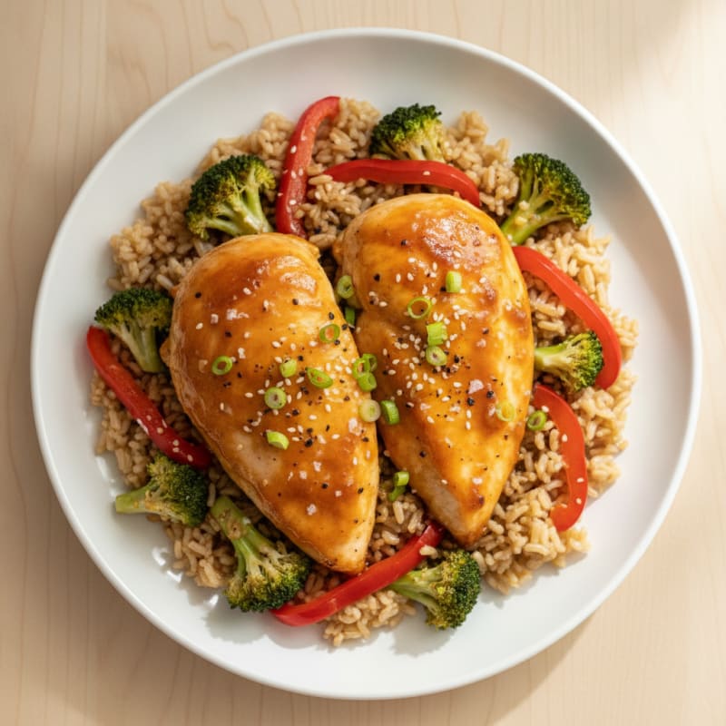 Baked Orange Glazed Chicken
