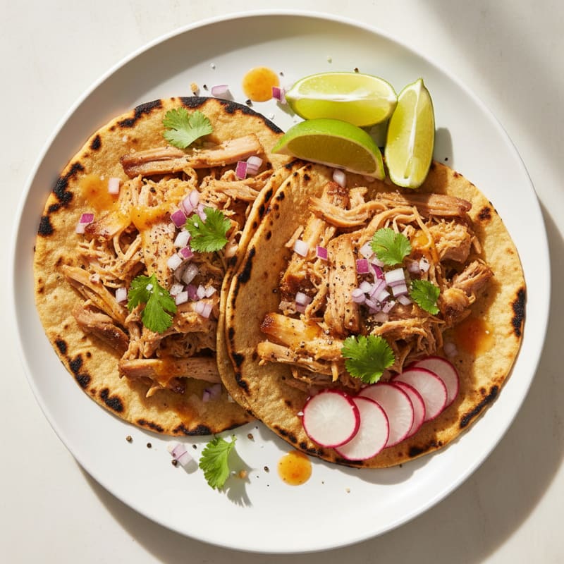 Slow-Cooked Pork Carnitas Tacos