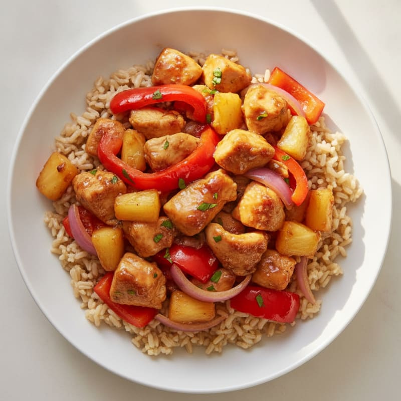 Sweet and Sour Chicken Stir-Fry