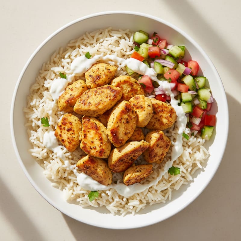 Chicken Shawarma Rice Bowl