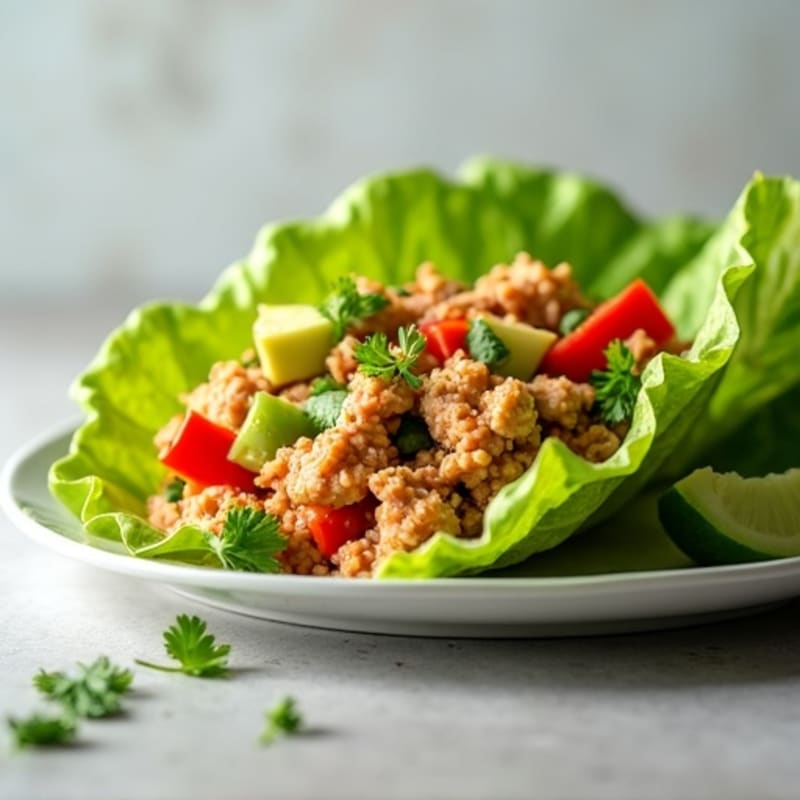 Spicy Sriracha Tuna Lettuce Wrap