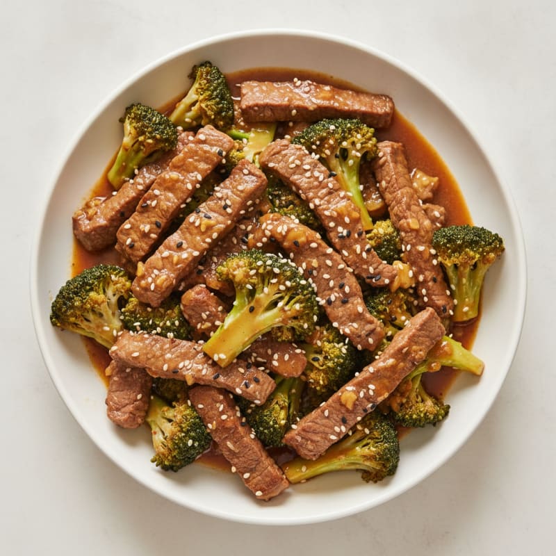 Sesame Beef & Broccoli Stir-Fry