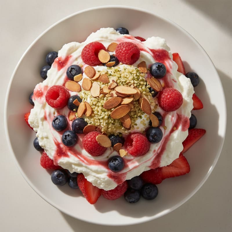 Creamy Greek Yogurt Protein Parfait with Mixed Berries