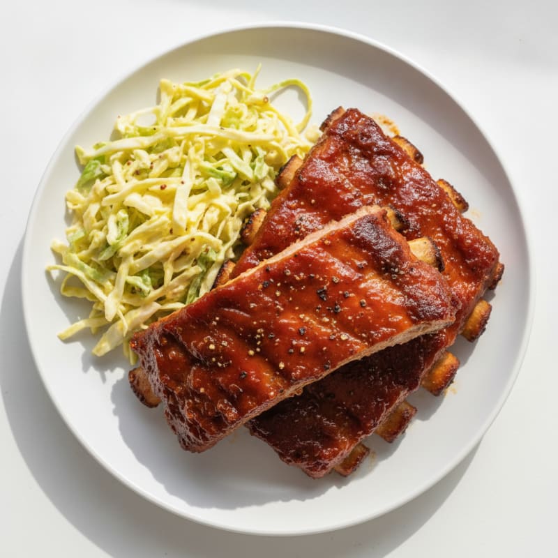 Slow-Cooked BBQ Ribs with Tangy Glaze
