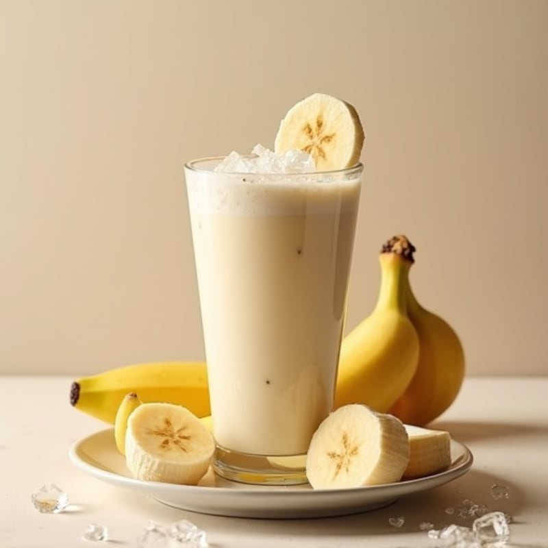 Creamy Vanilla-Banana Protein Smoothie