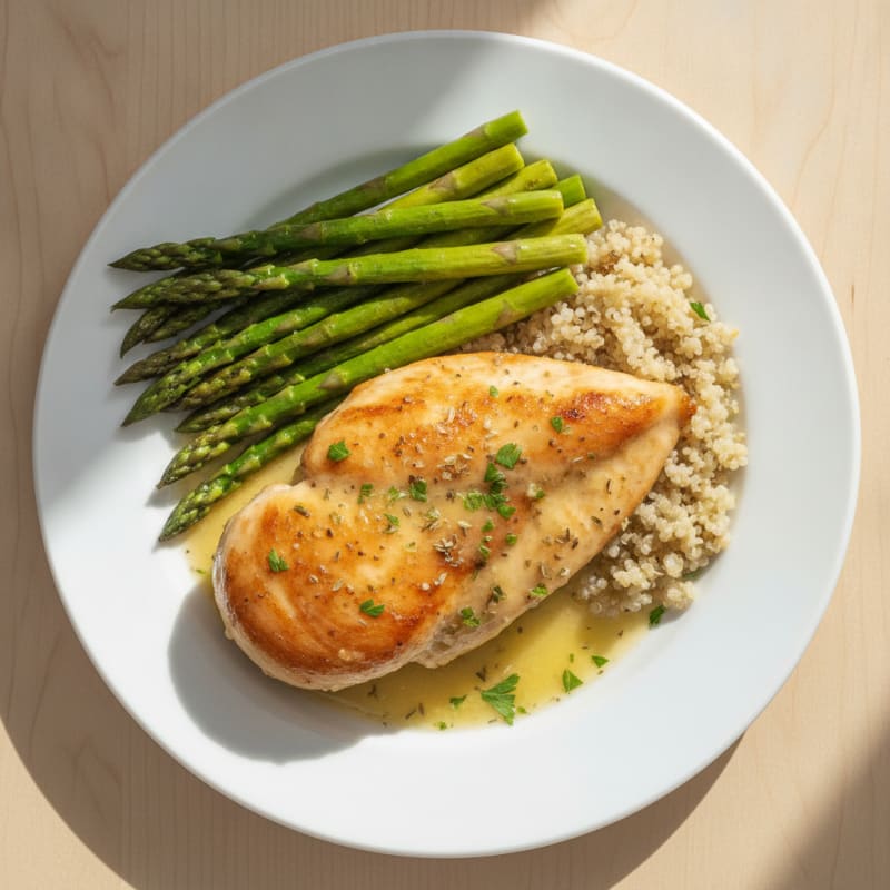 Pan-Seared Chicken with Lemon-Herb Sauce