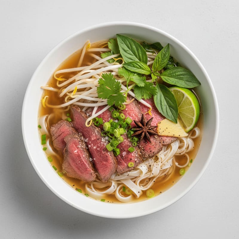 Tender Beef Pho with Silky Noodles