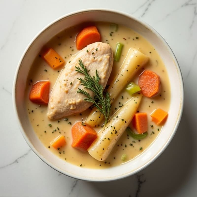 Creamy Chicken and Root Vegetable Stew