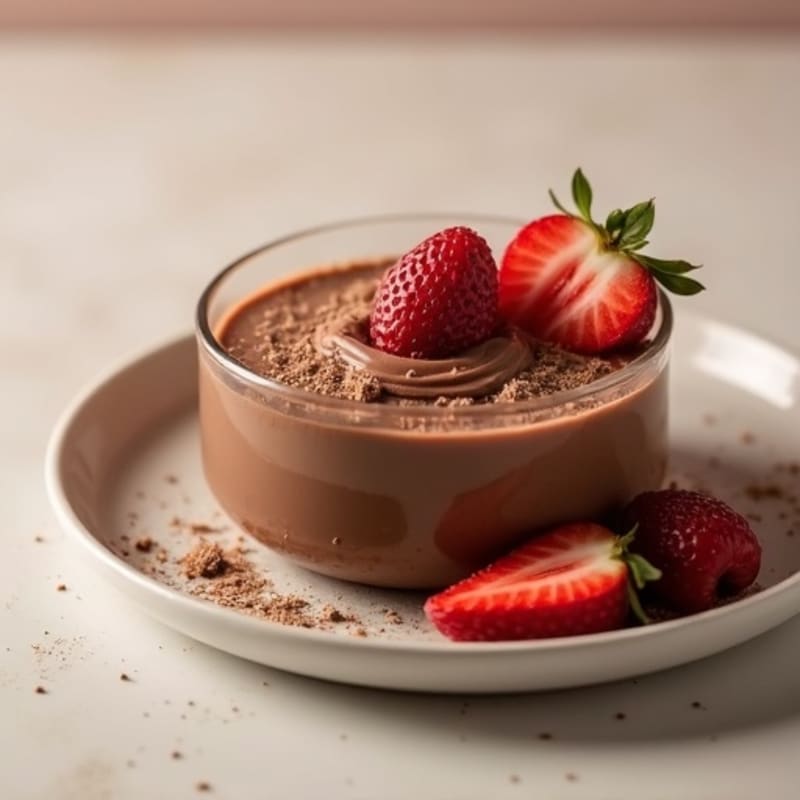 Silky Chocolate Protein Pudding