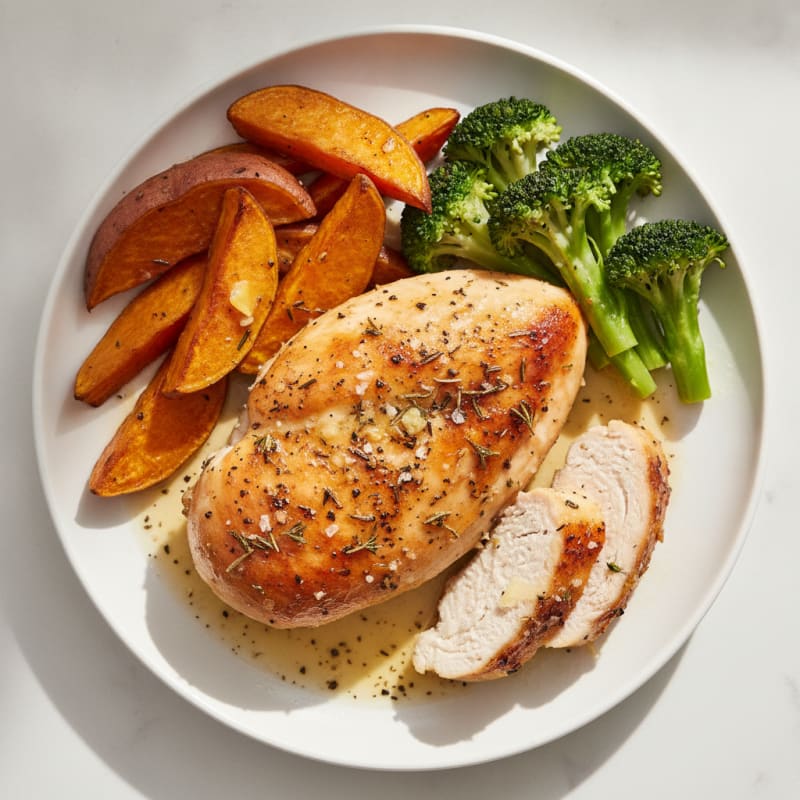 Garlic Herb Roasted Chicken Breast