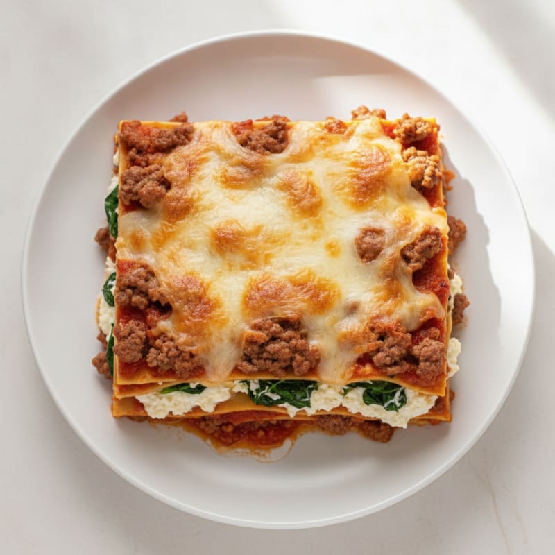Classic Beef and Ricotta Lasagna Bake